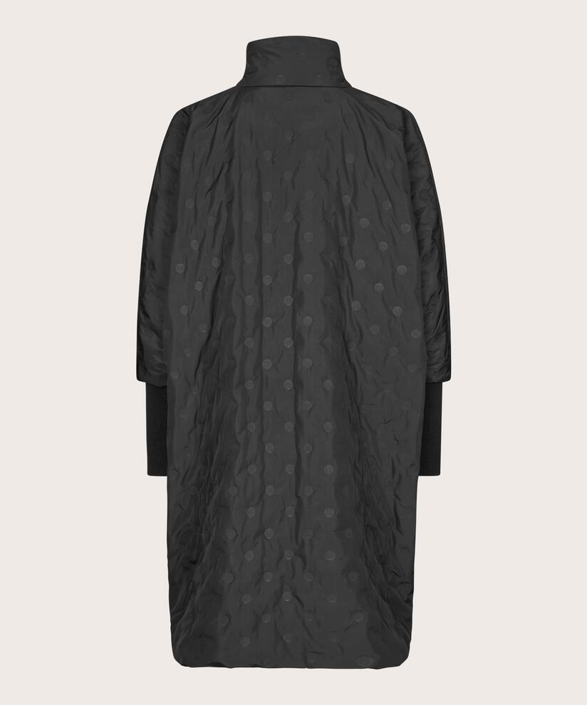 Manteau de transition avec fermeture à boutons, Black