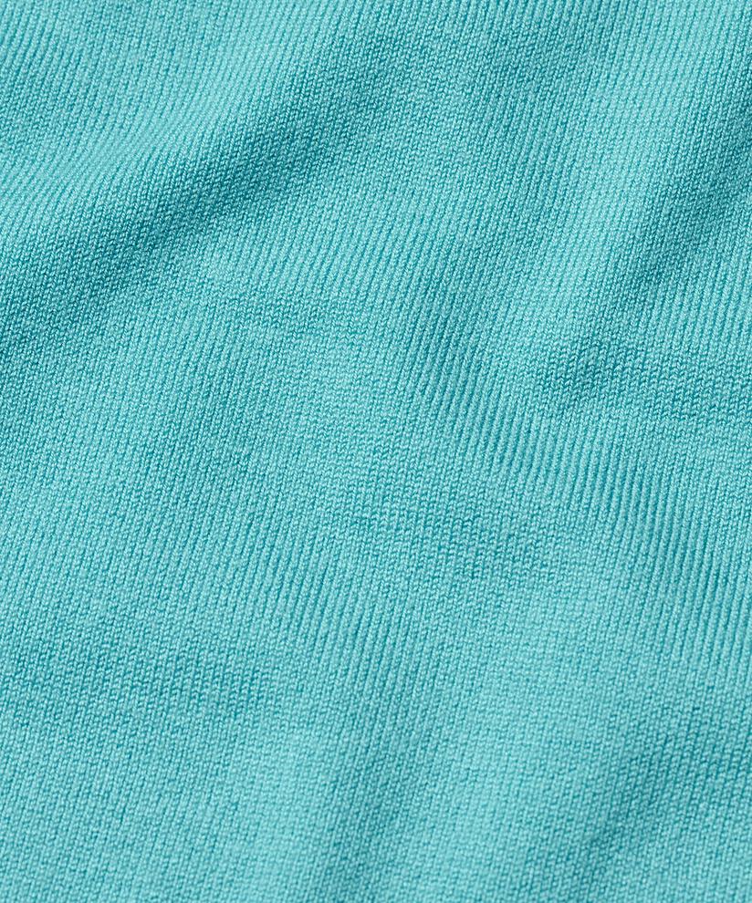 Top sans manches en maille fine, Aqua