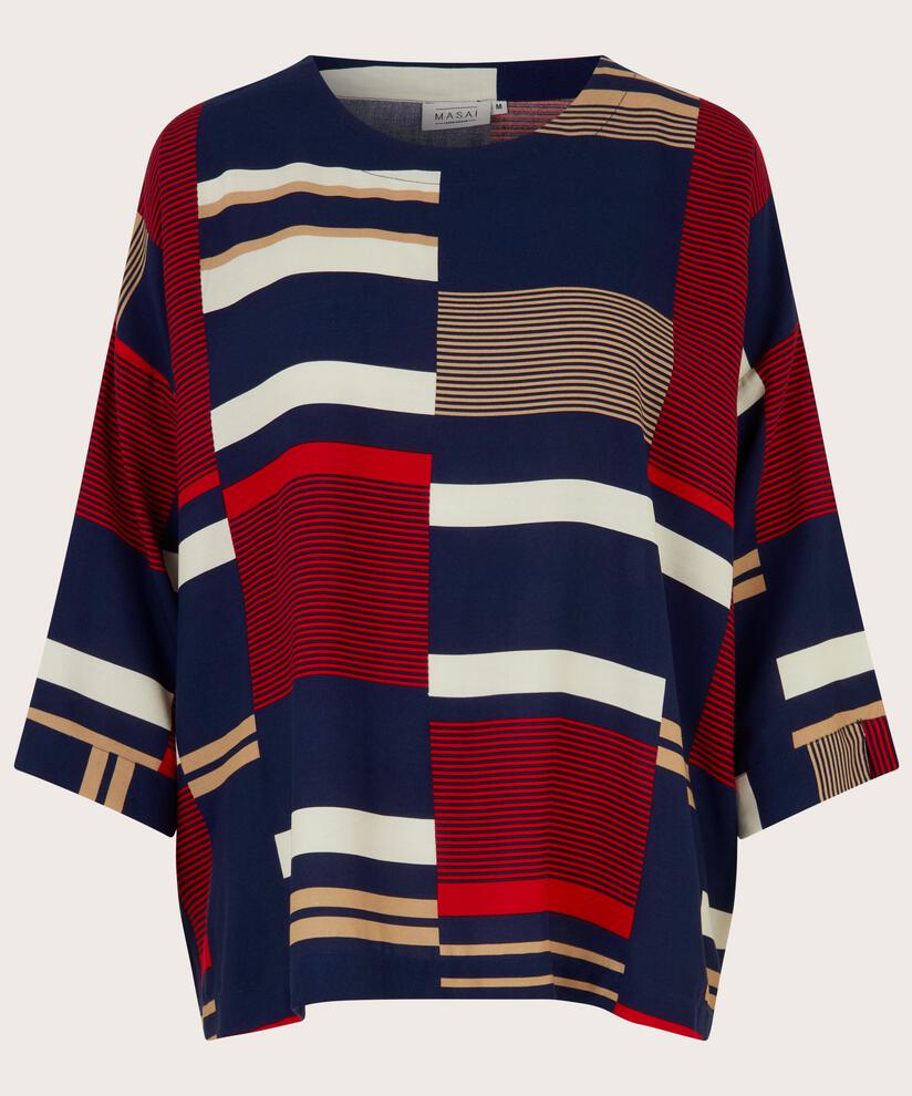 Becca Blouse, Maritime Blue