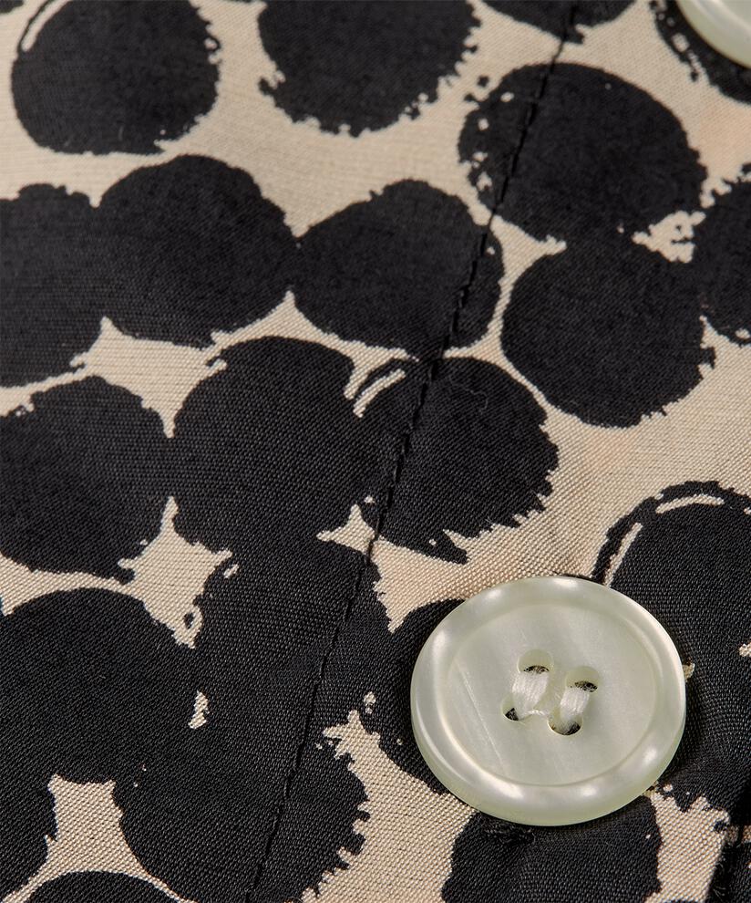 chemise imprimée en viscose à manches trois-quarts, Fog