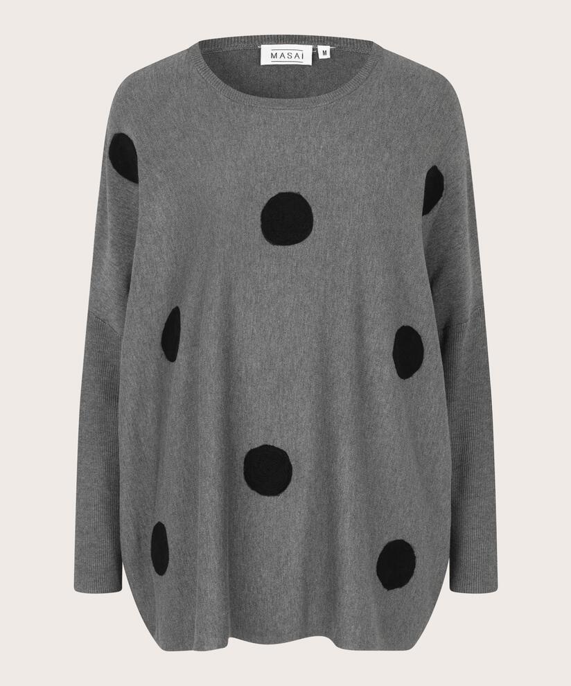 Pull Oversize À Manches Étroites, M. Grey mel.