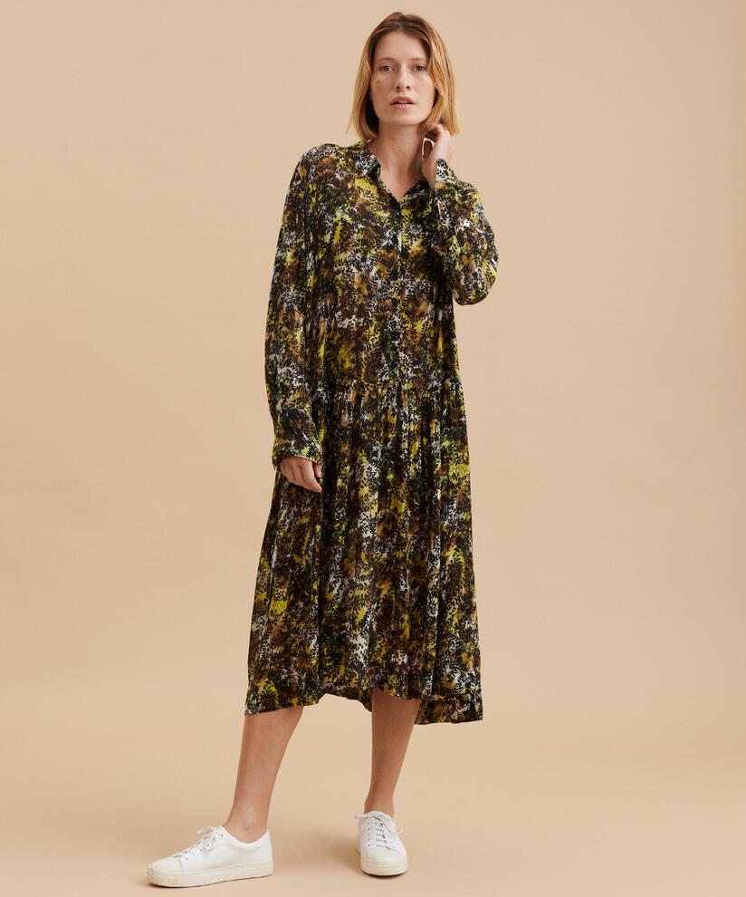 robe en viscose légère transparente, Green Sheen