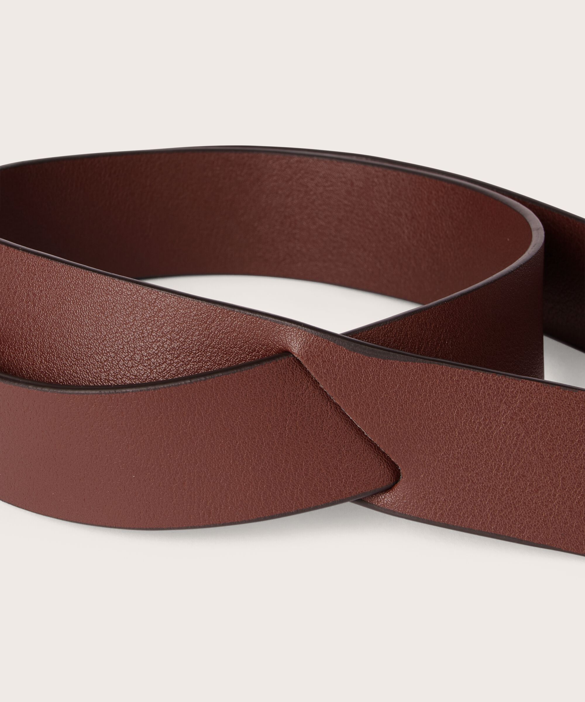 ceinture étroite à fermeture simple, Sh. Chocolate