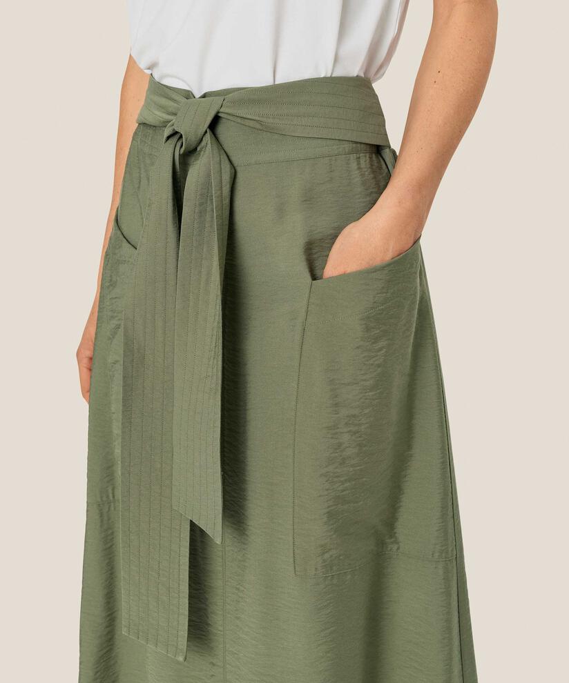 jupe en viscose avec poches décoratives et taille élastique, Four Clover