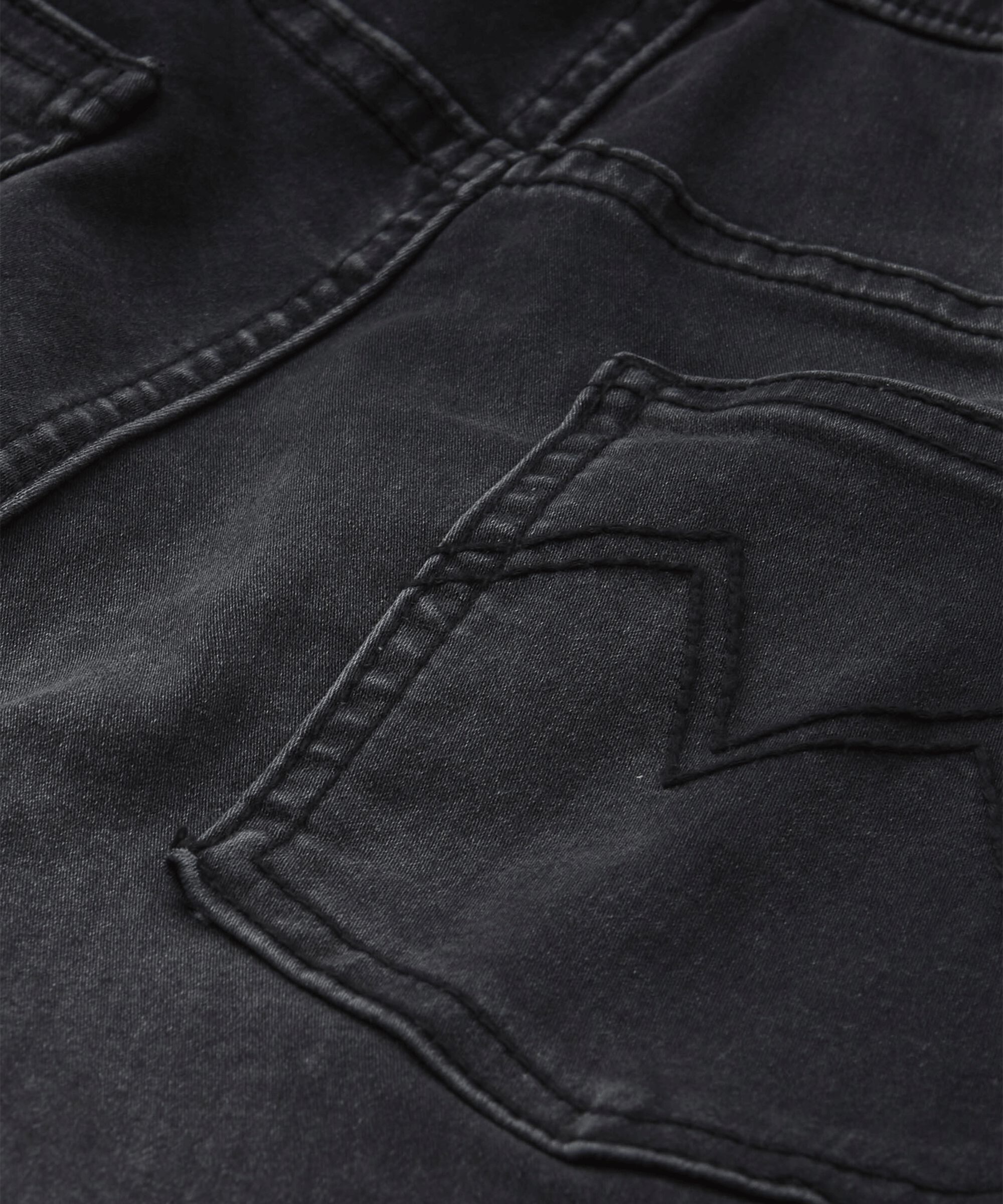 jean délavé avec stretch, Black