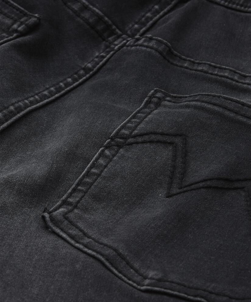 jean délavé avec stretch, Black