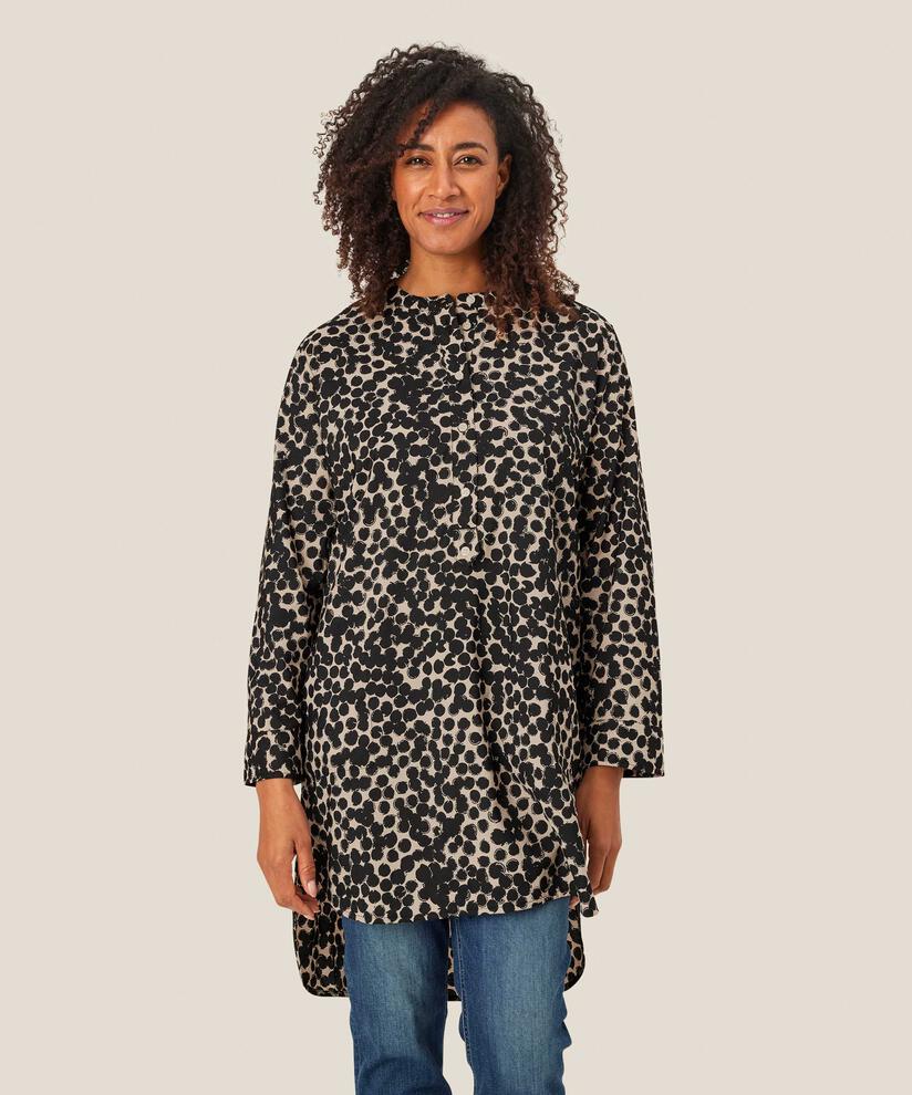 tunique en viscose avec boutons et poches fendues, Fog