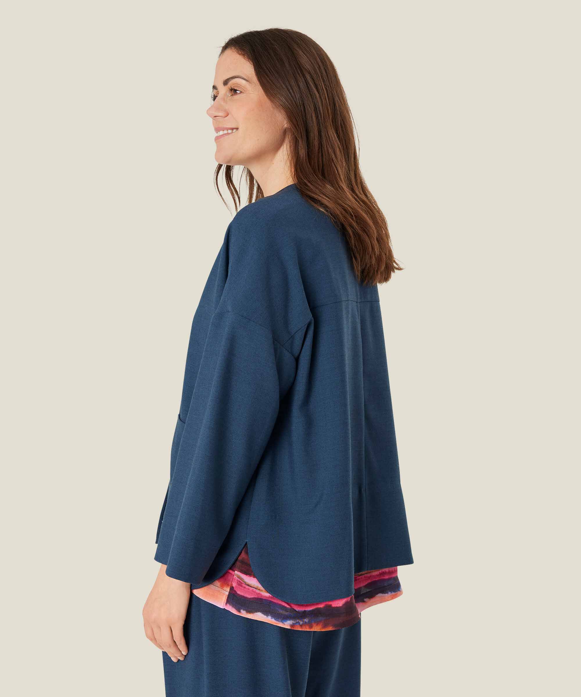 veste avec poches et boutons cachés, Moonlit Ocean