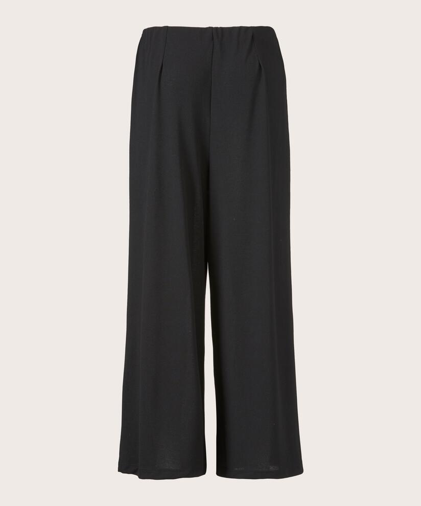 Pantalon En Jersey Avec Taille Élastique, Black