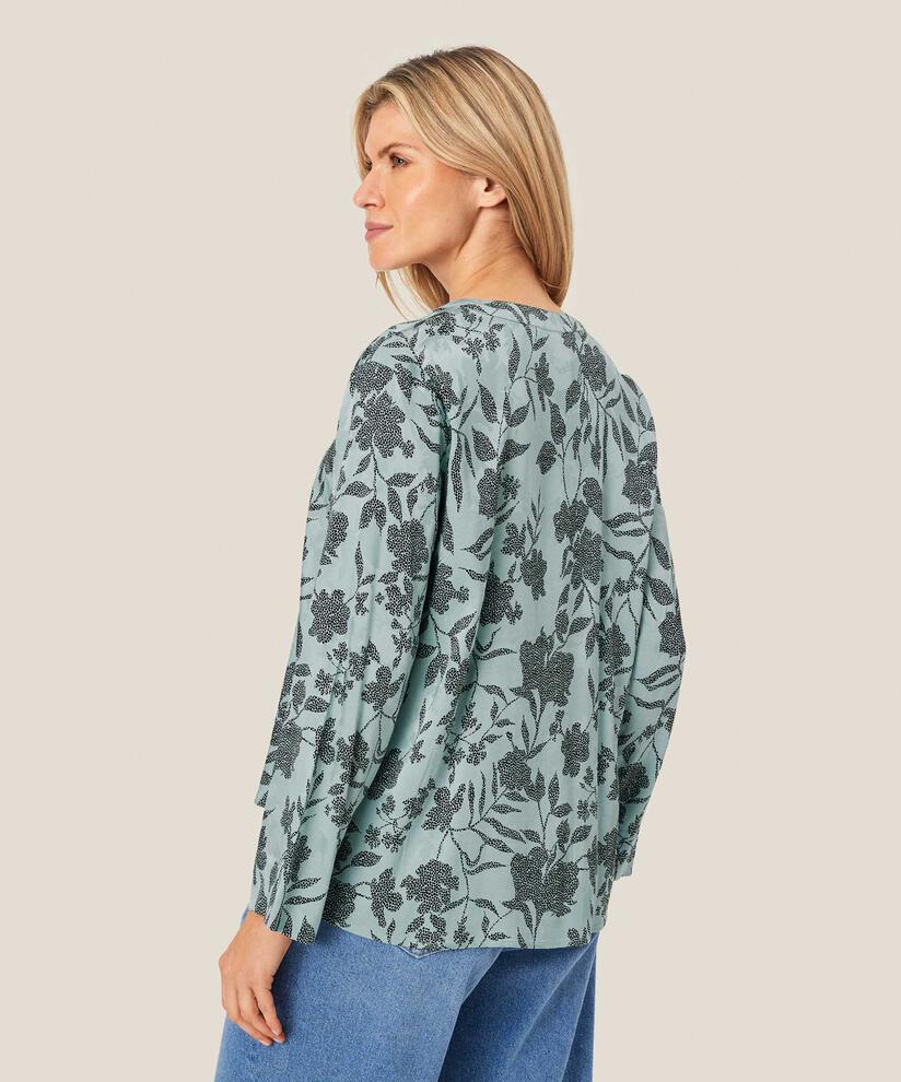 Blouse En Viscose À Col V, Ether