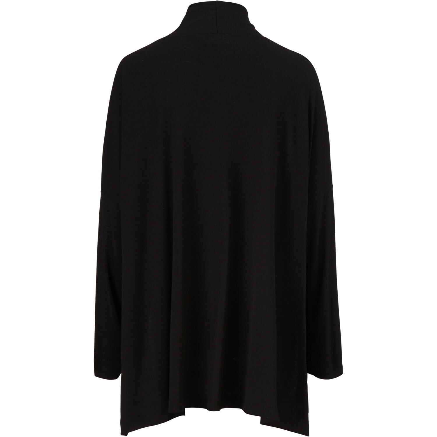Cardigan en jersey avec poches, Black