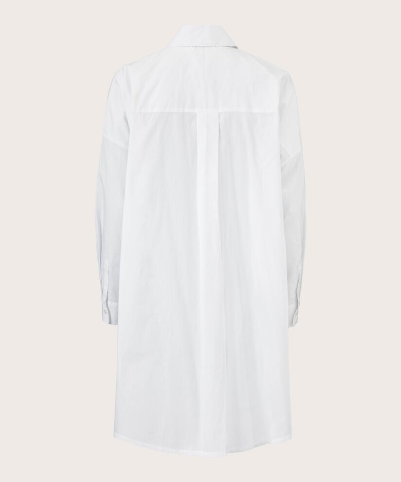 chemise boutonnée en coton, White