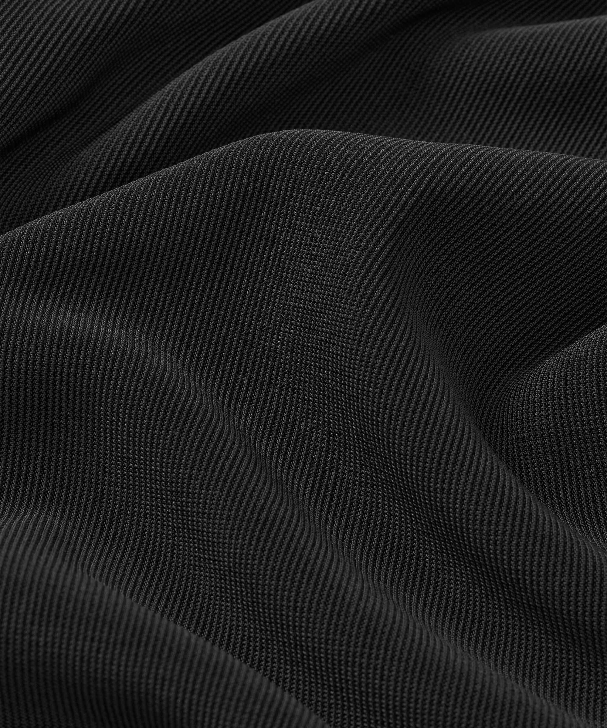 pantalon stretch en qualité côtelée, Black