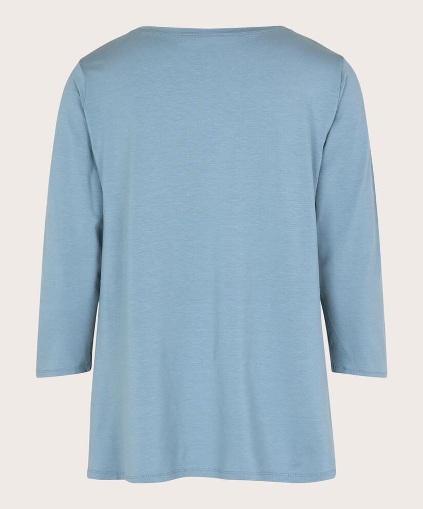 Top En Jersey Á Col Rond, Ashley Blue