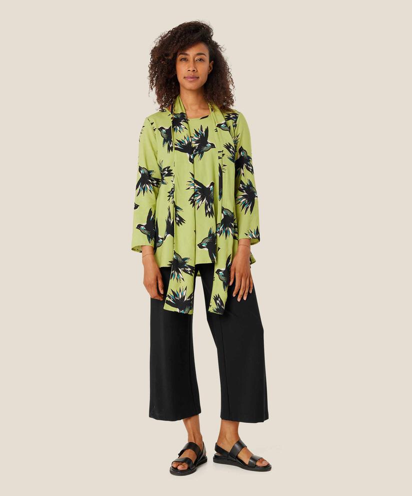 Écharpe en viscose imprimée, Fern