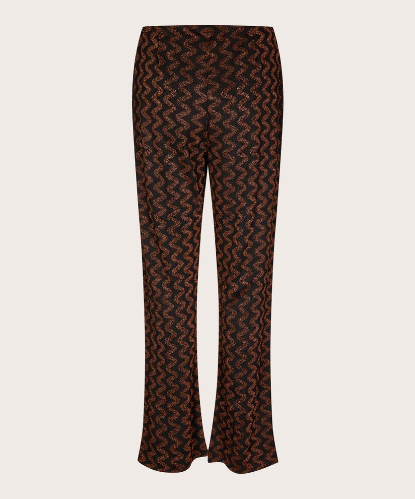 pantalon en jersey à rayures scintillantes, Picante