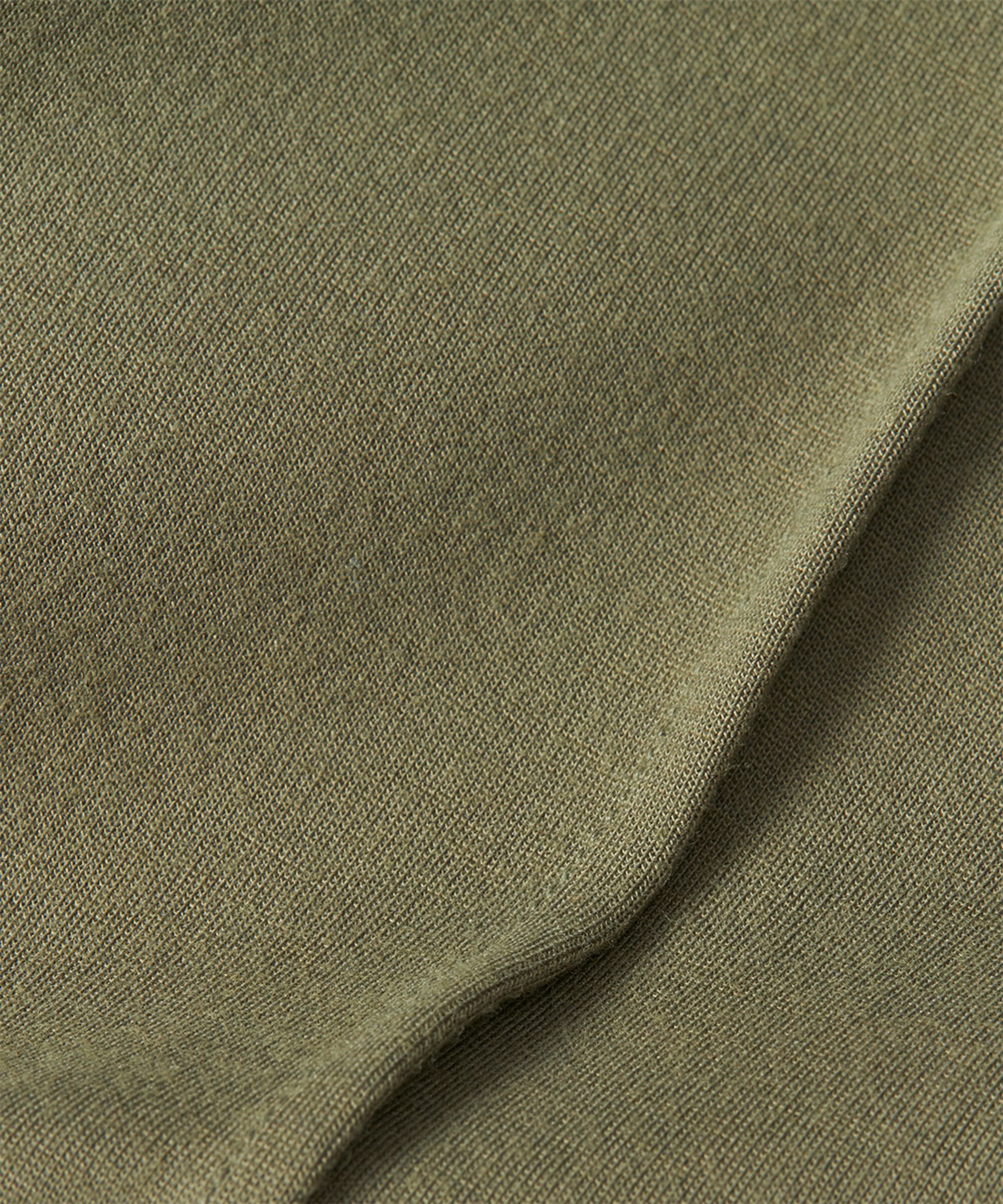 Pantalon En Jersey Épais Avec Poches, D. Lichen Green