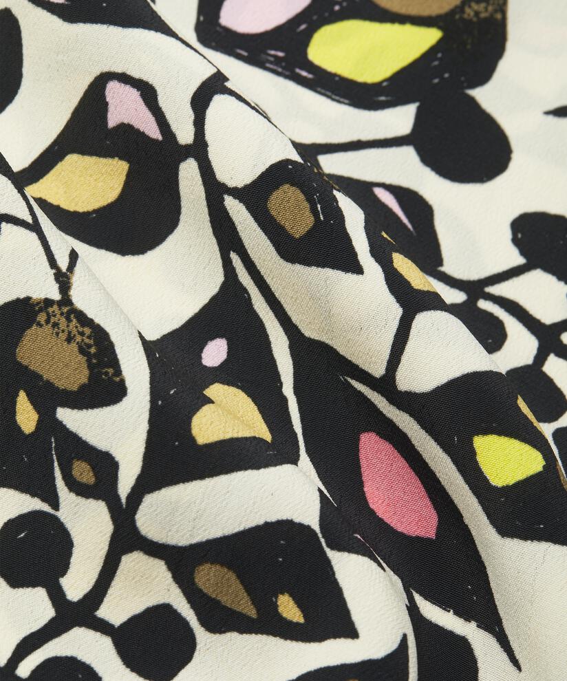 chemise en viscose avec détail péplum, Capers