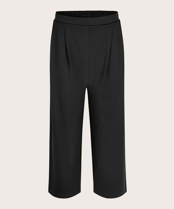 pantalon en jersey avec mollets, Black