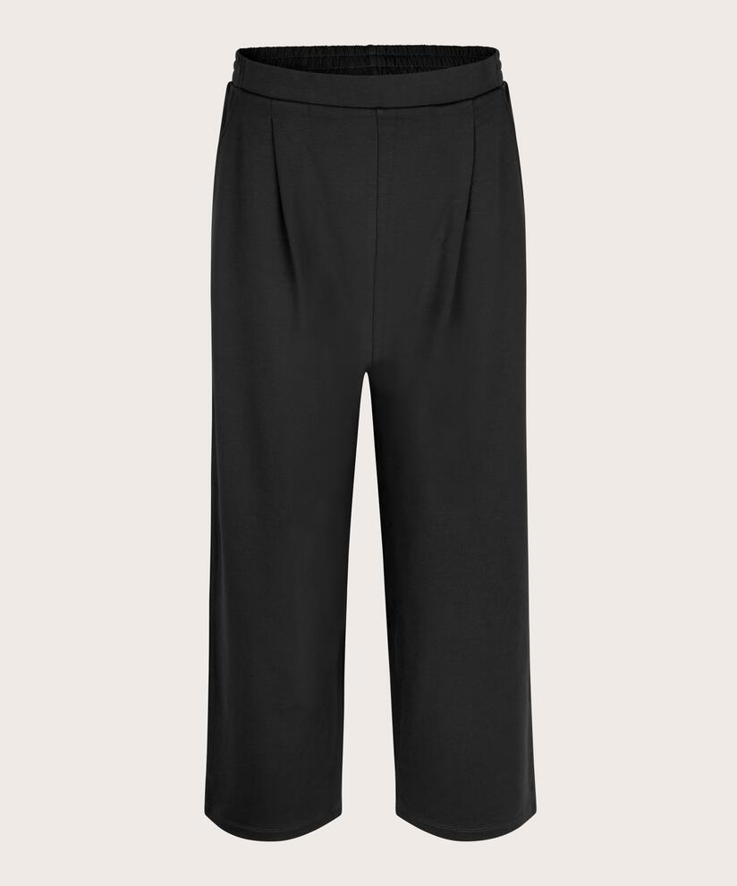 pantalon en jersey avec mollets, Black