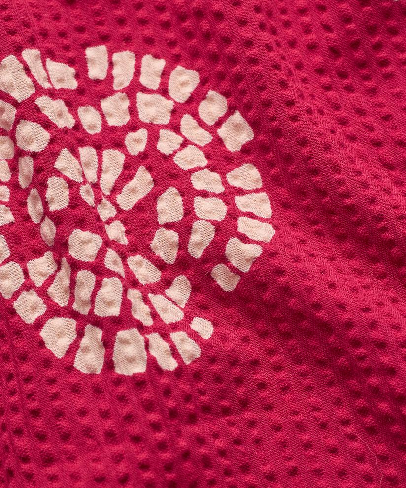 chemise en coton avec fermeture à double boutonnage, Persian Red