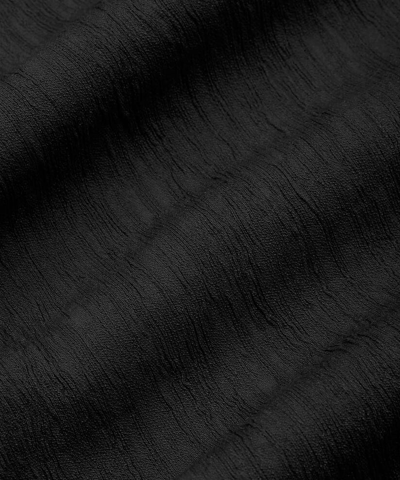 robe décolleté en v profond et liens, Black