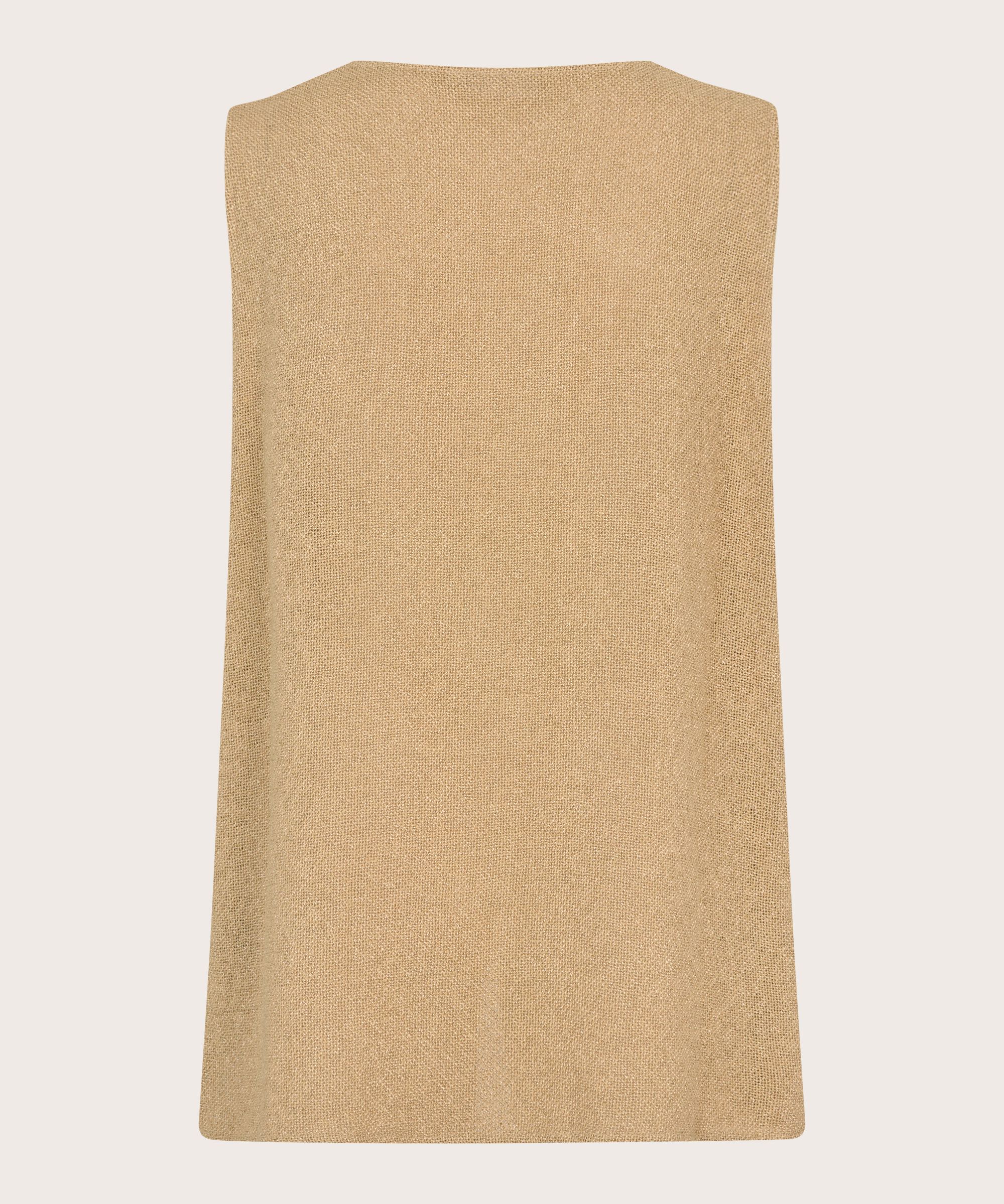 Gilet Long Ouvert En Boucle, Safari