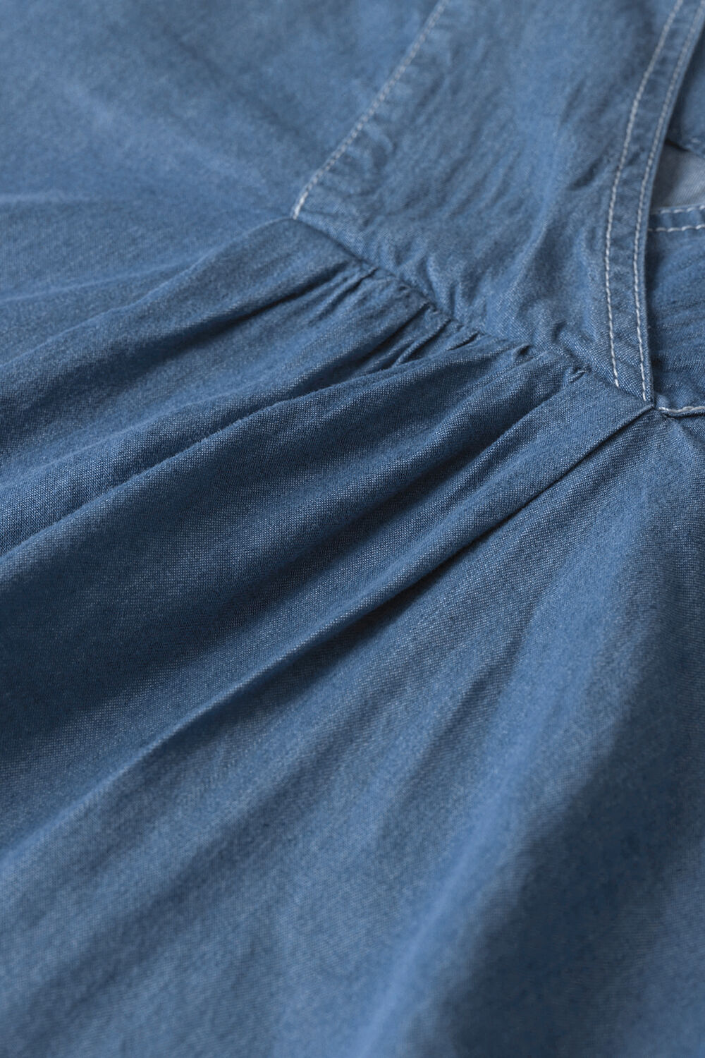 DOMICIA BLOUSE, Blue Denim