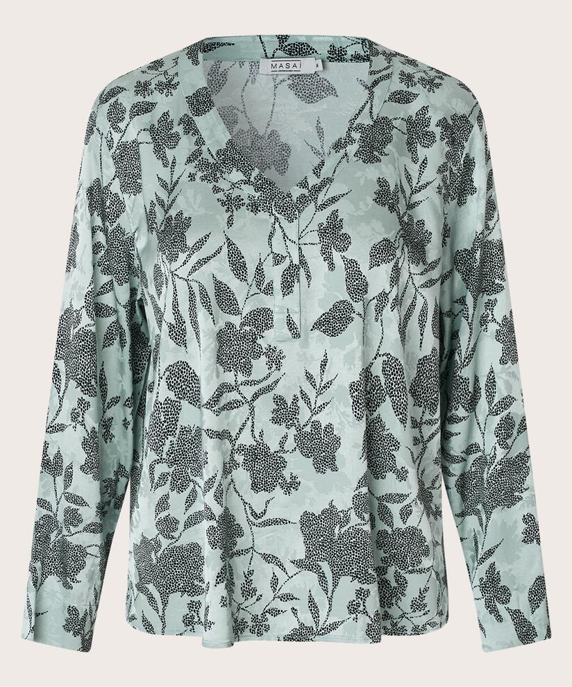 Blouse En Viscose À Col V, Ether