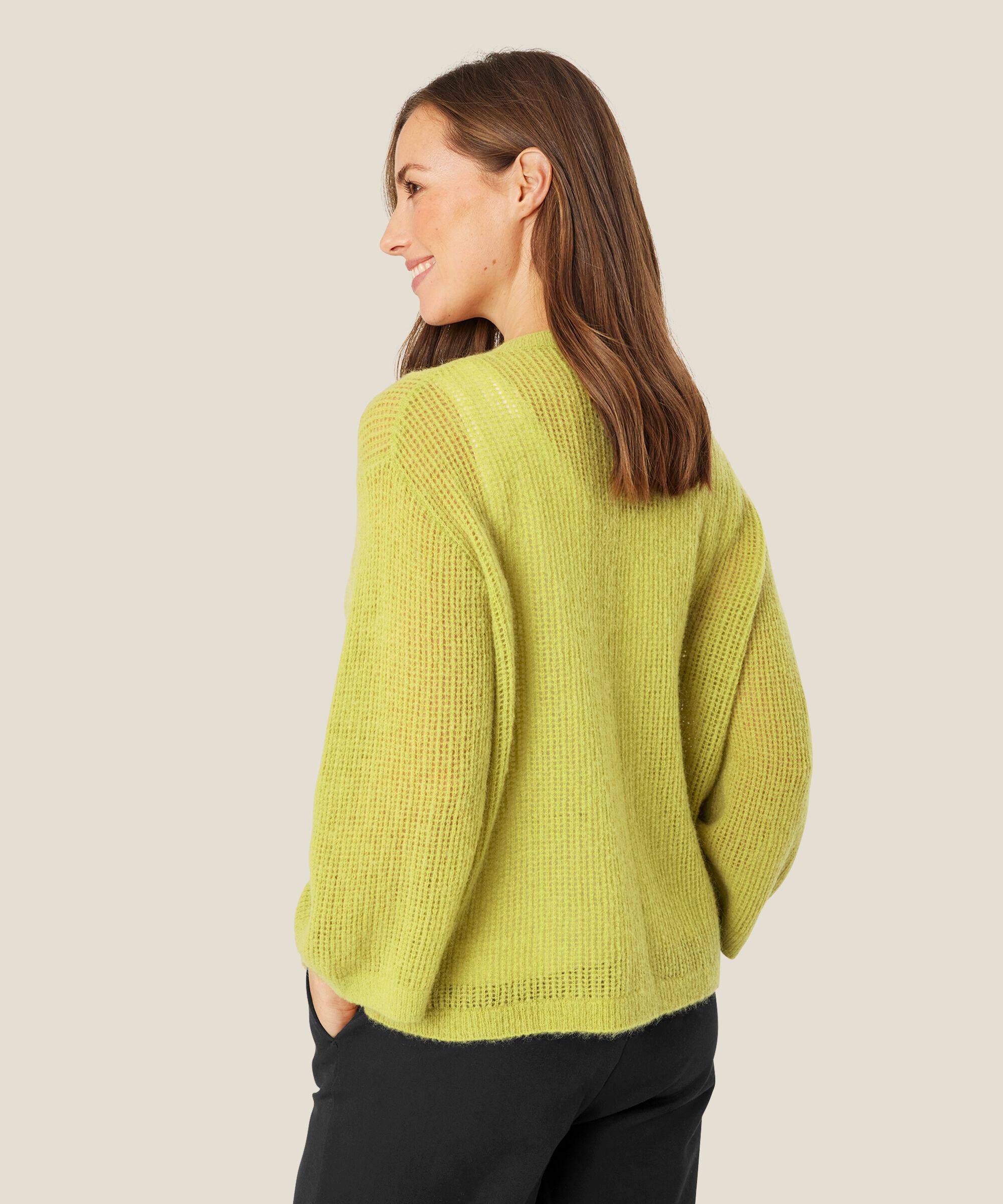 pull en maille lâche à manches longues, Oasis