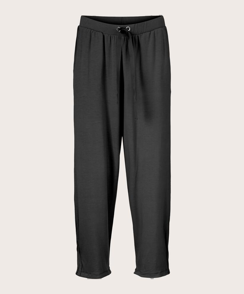 pantalon de jogging en jersey doux, Black
