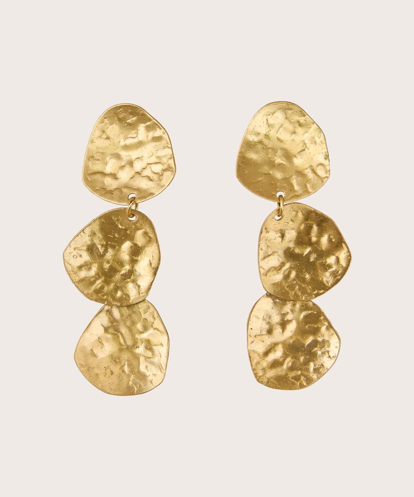 clous d'oreilles sculpturaux, Gold
