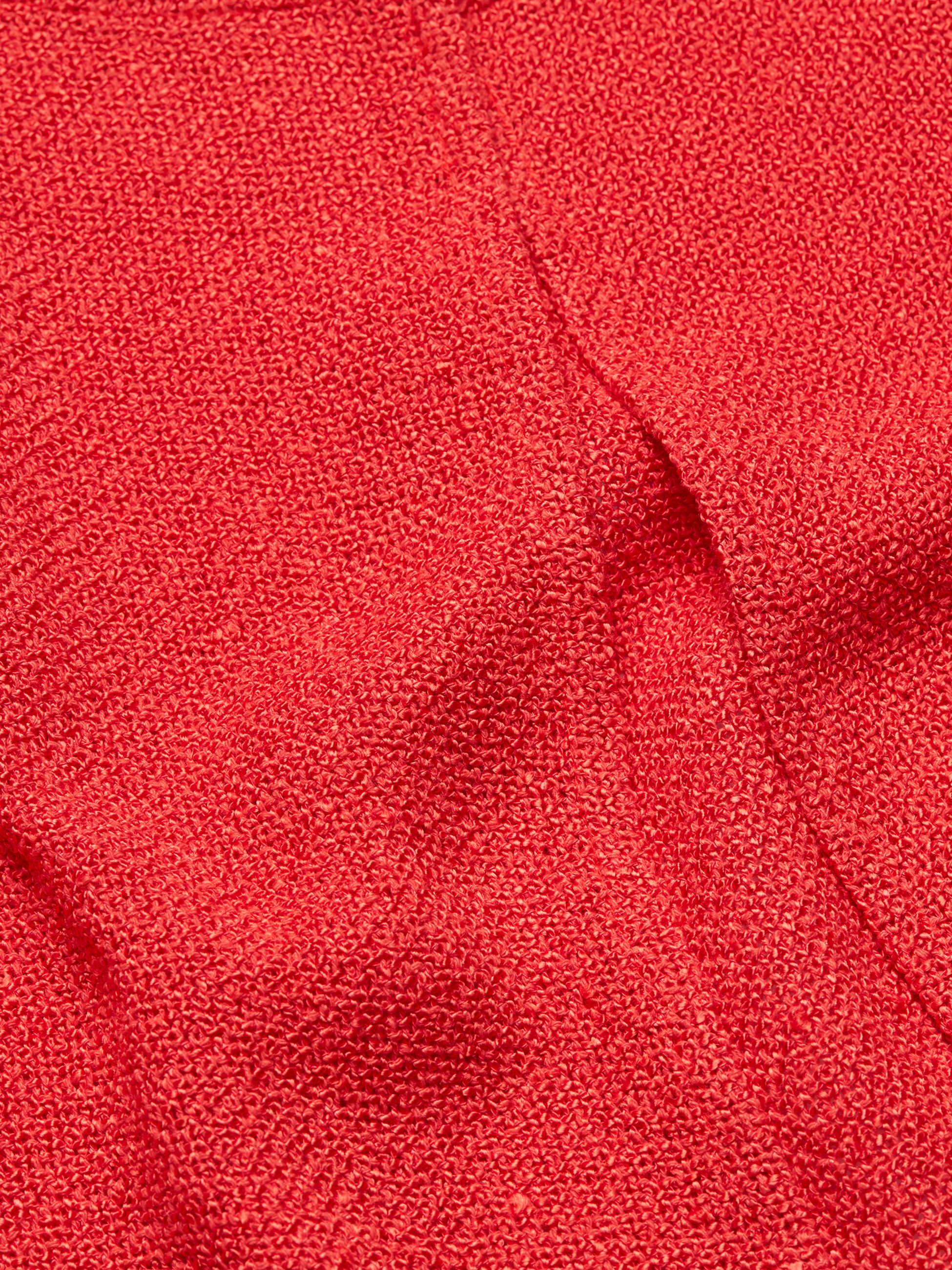 Veste Courte En Boucl&eacute;, Poinsettia