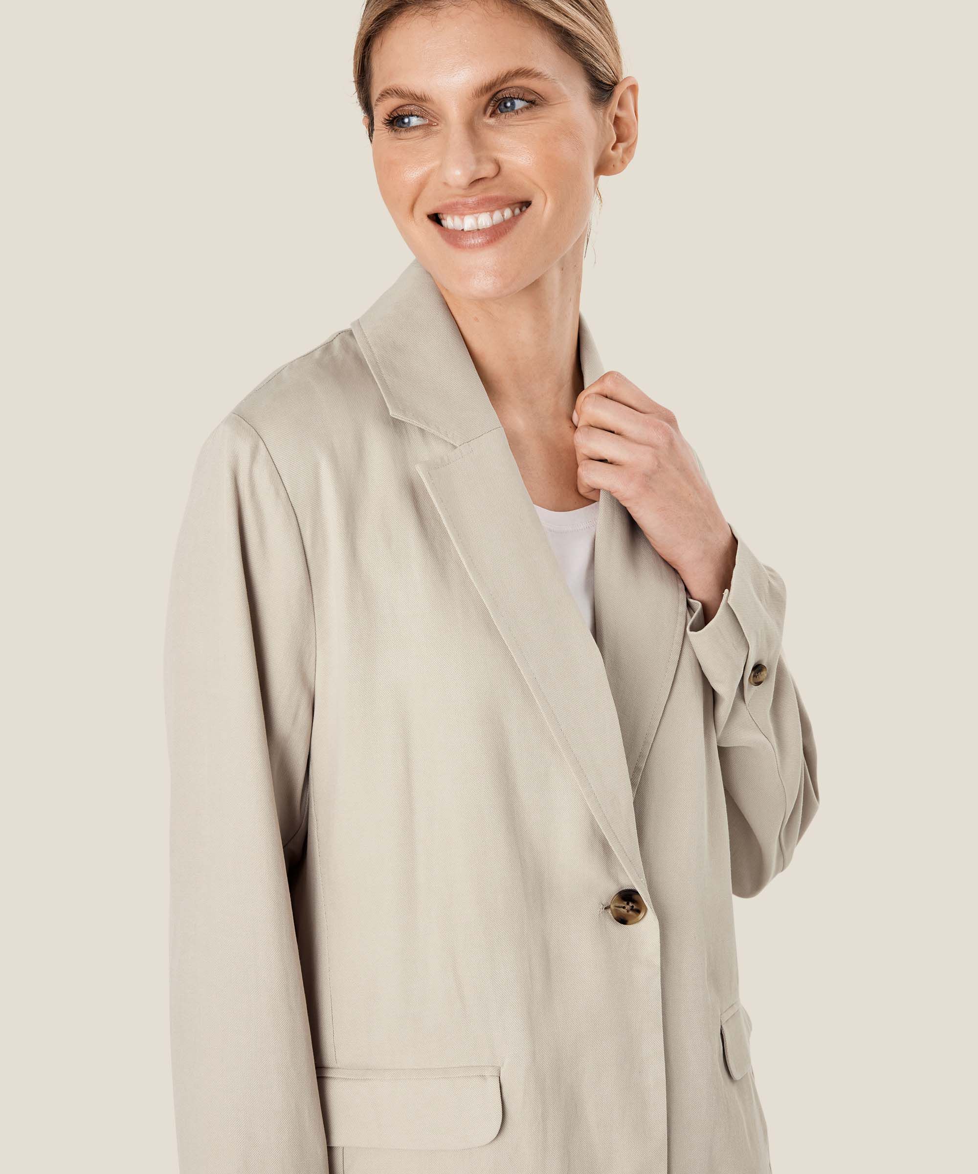 Jolinas Jacket, Silver Cloud