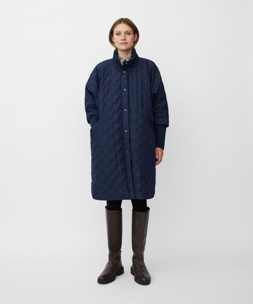 Manteau de transition avec fermeture à boutons, Mood Indigo