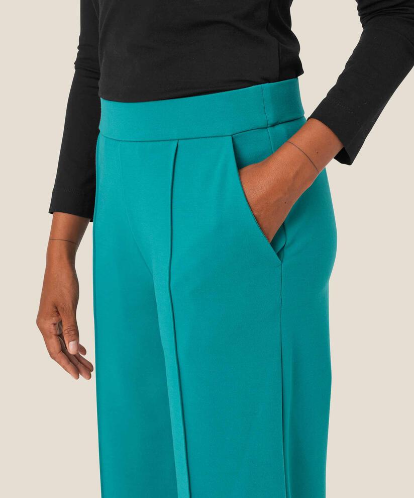 Pantalon En Jersey Épais Avec Poches, Teal