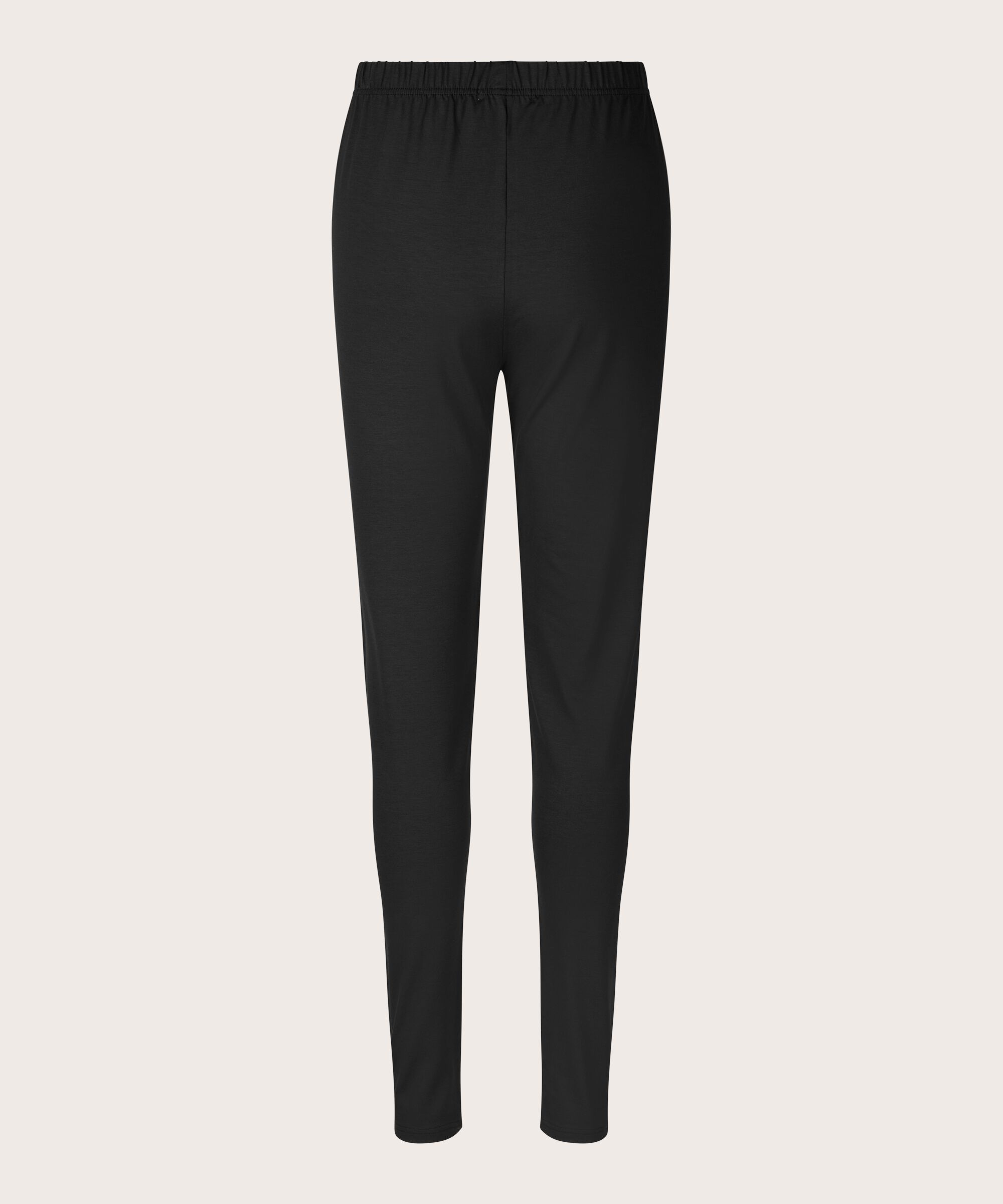 Legging Long En Jersey Doux, Black