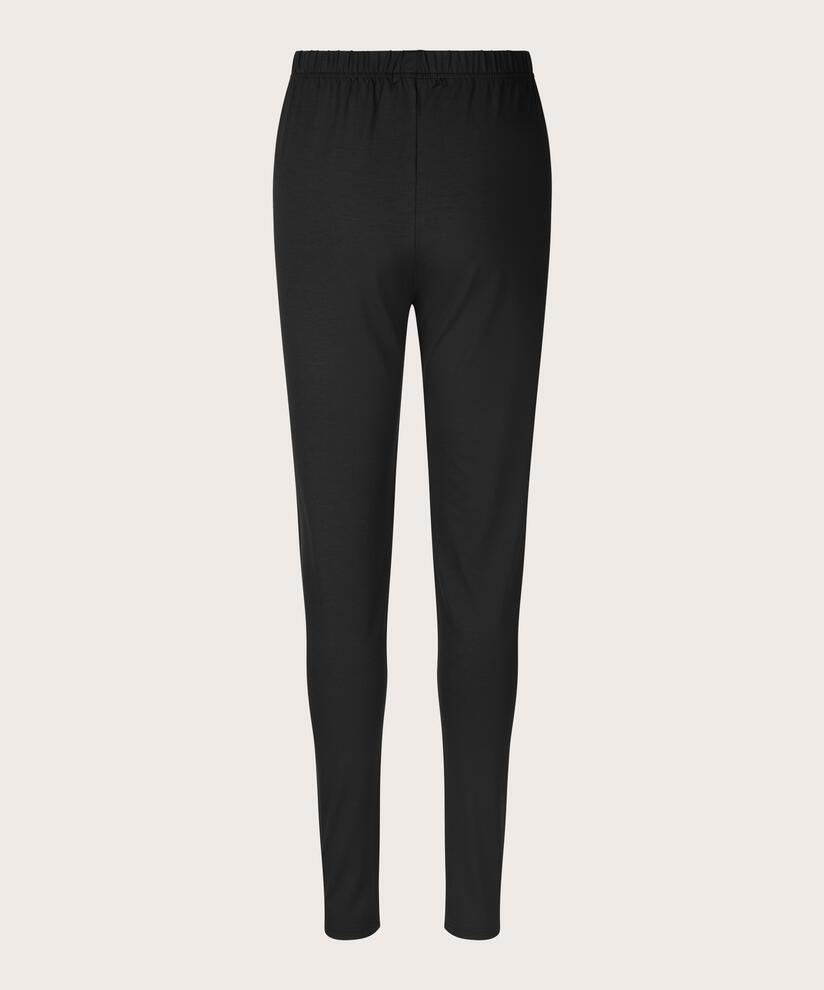 Legging Long En Jersey Doux, Black