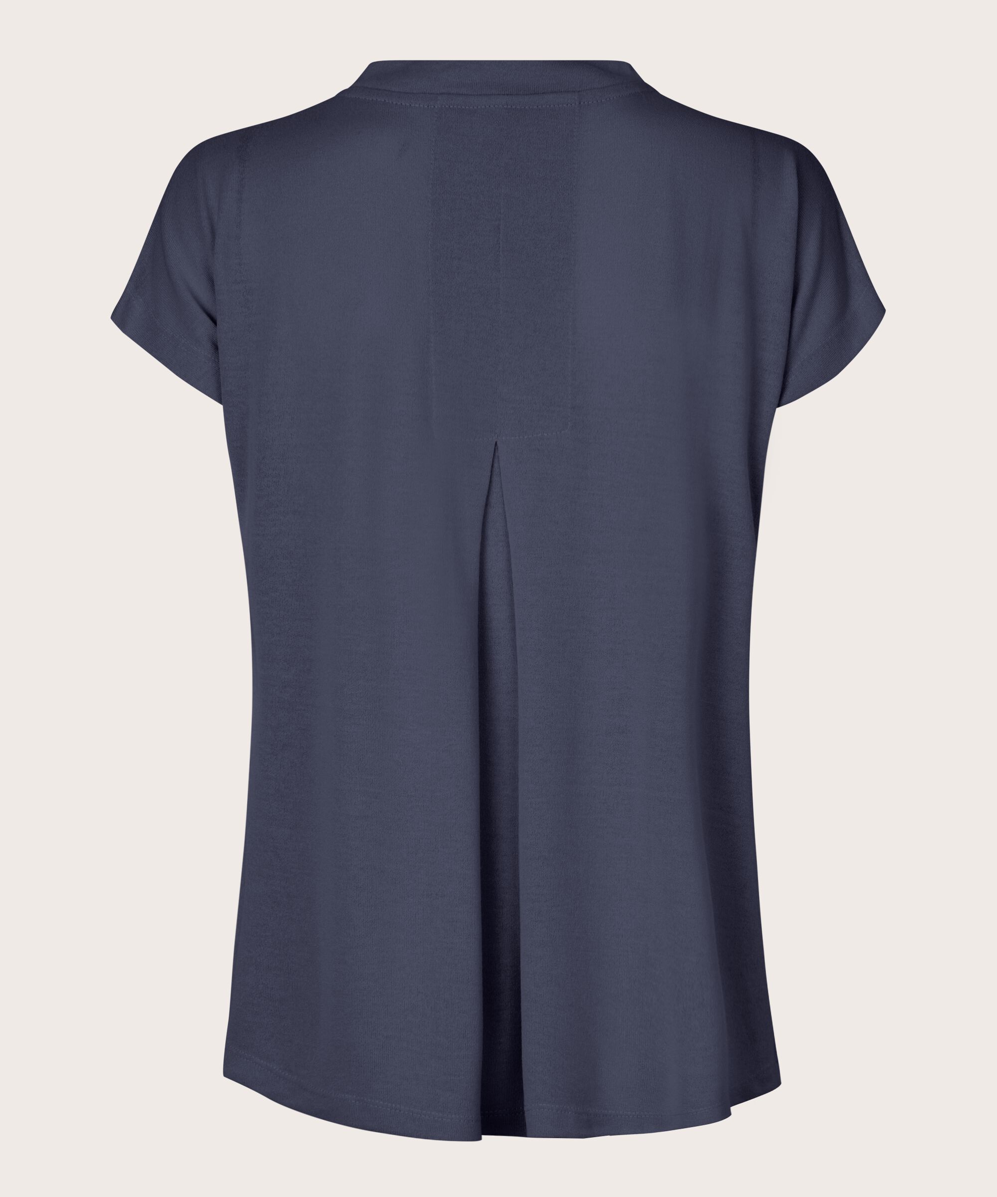 T-shirt En Jersey Col V, Mood Indigo