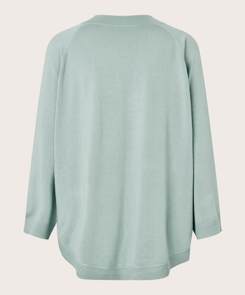 pull en maille fine avec col en V et manches 3/4, Ether