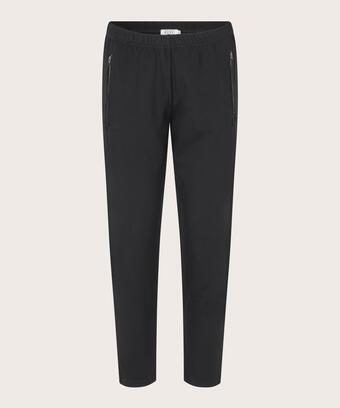 pantalon à la cheville en jersey, Black