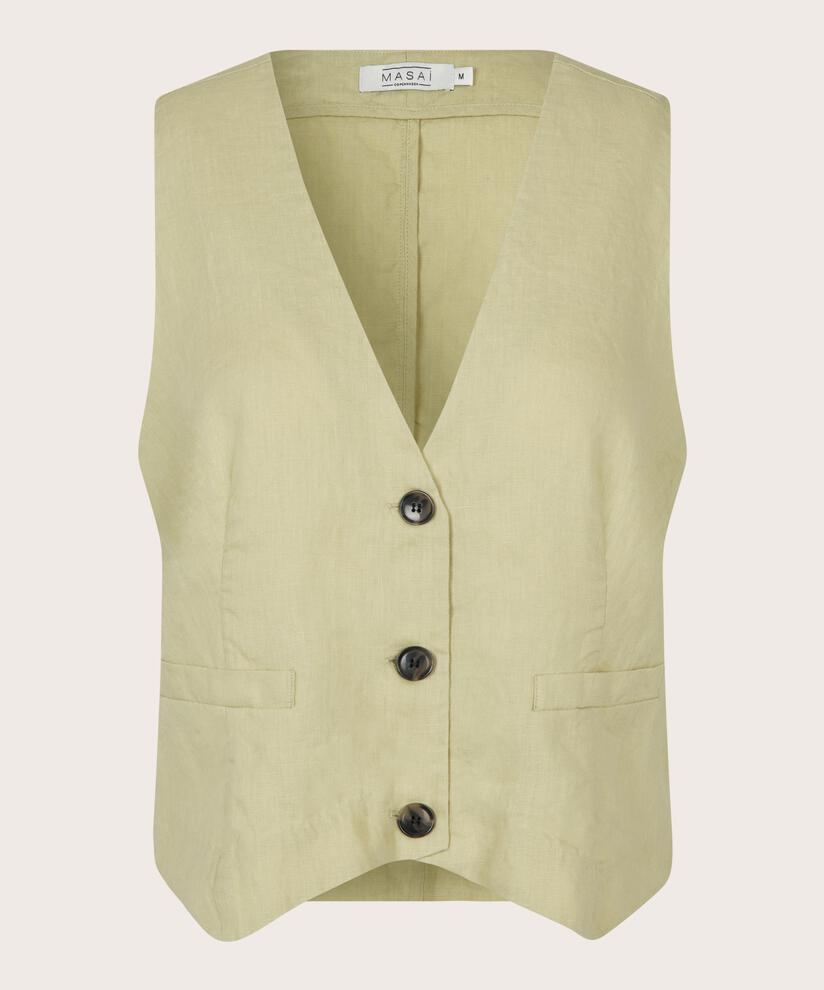 gilet féminin en lin doux, Bog