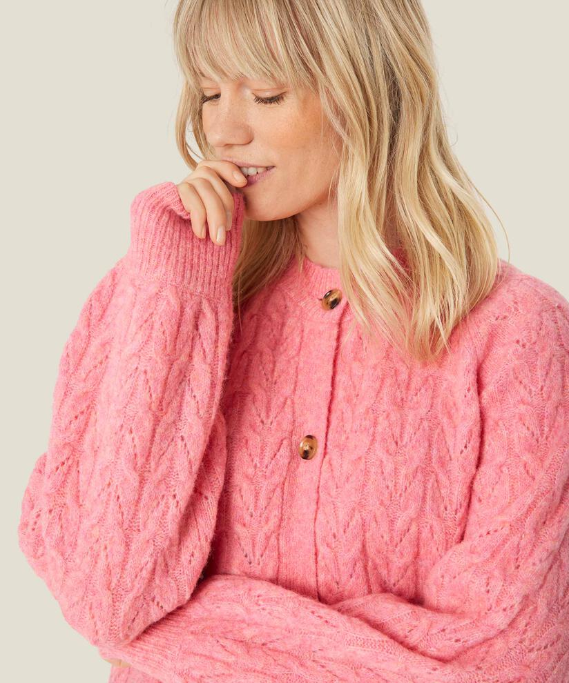 cardigan à trous en mélange de laine, Confetti