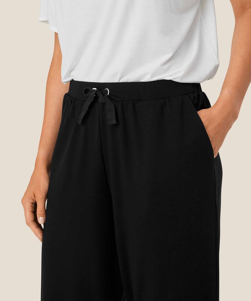 pantalon de jogging en jersey doux, Black