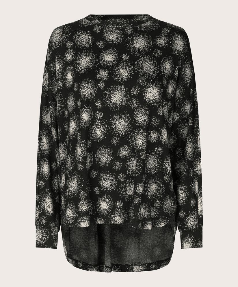 Dema Jersey Top, Black
