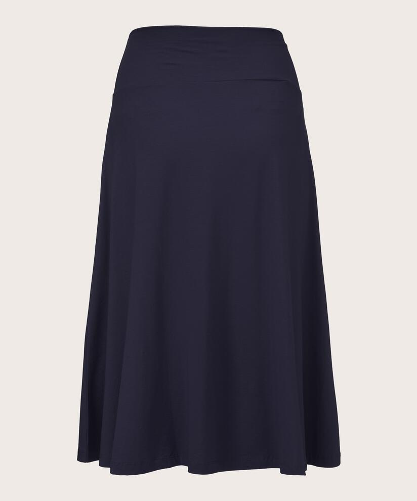 jupe classique en jersey stretch, Navy