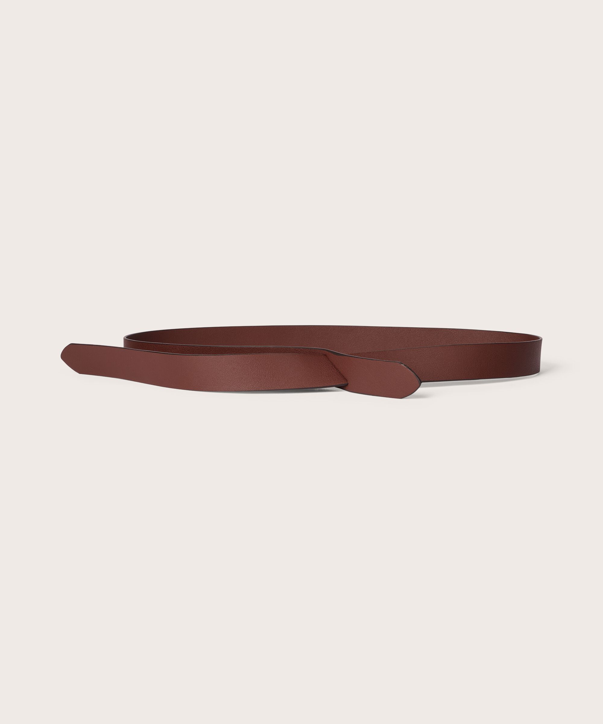ceinture étroite à fermeture simple, Sh. Chocolate