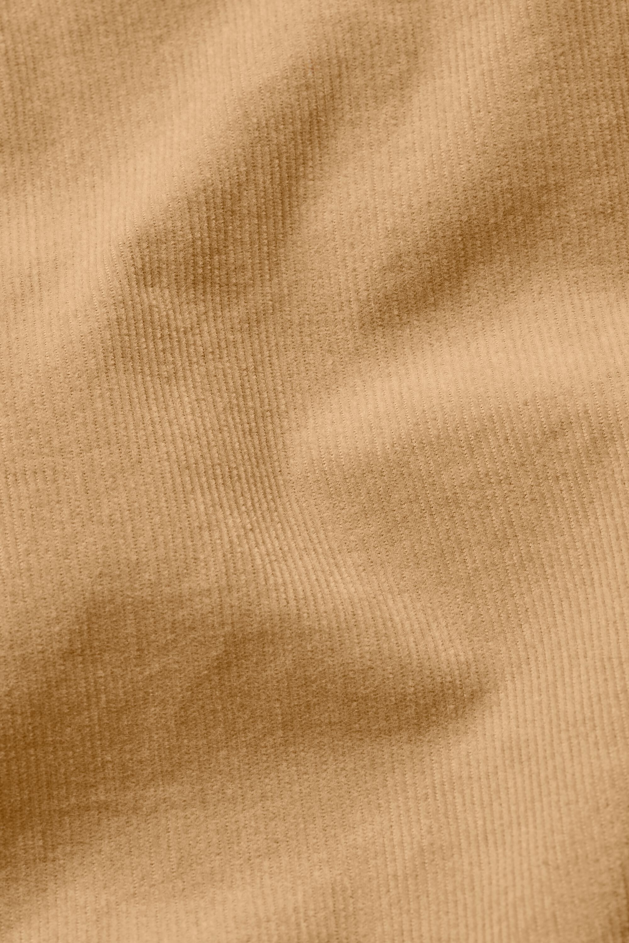 pantalon en velours côtelé avec élastique au dos, Travertine