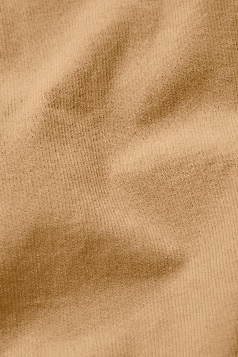 pantalon en velours côtelé avec élastique au dos, Travertine
