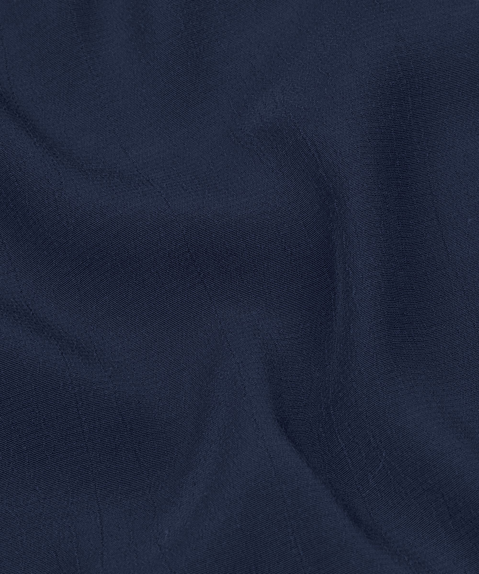 Blouse En Viscose À Manches 3/4, Navy Blazer